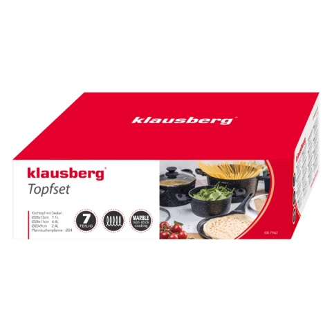 ZESTAW 7 ELEM. GARNKÓW MARMURKOWYCH KLAUSBERG KB-7962