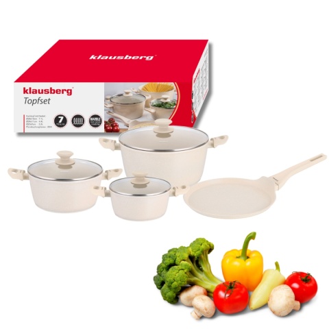 ZESTAW 6 ELEM. GARNKÓW MARMURKOWYCH KLAUSBERG KB-7961