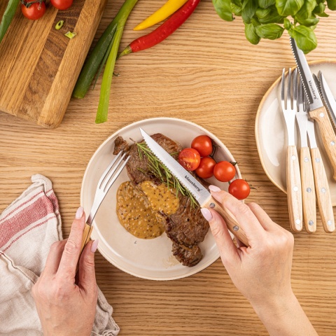 ZESTAW SZTUĆCÓW SZTUĆCE DO STEKÓW 8 szt. KLAUSBERG KB-7976