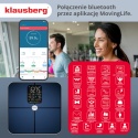 ANALITYCZNA WAGA ŁAZIENKOWA SMART IOS ANDROID KLAUSBERG KB-7940