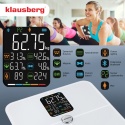 ANALITYCZNA WAGA ŁAZIENKOWA SMART IOS ANDROID KLAUSBERG KB-7941