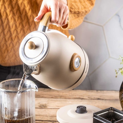 CZAJNIK ELEKTRYCZNY 1,7L Z TERMOMETREM KLAUSBERG KB-7907 RETRO