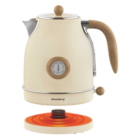 CZAJNIK ELEKTRYCZNY 1,7L Z TERMOMETREM KLAUSBERG KB-7907 RETRO