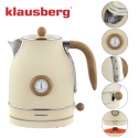 CZAJNIK ELEKTRYCZNY 1,7L Z TERMOMETREM KLAUSBERG KB-7907 RETRO