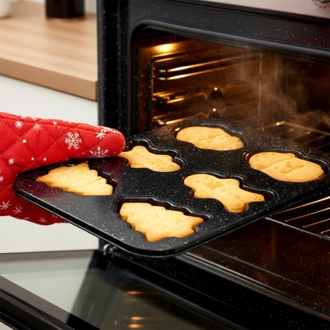 FORMA BLACHA PROSTOKĄTNA DO CIASTA 36,5x24cm KINGHOFF KH-1975