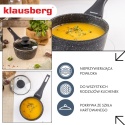 RONDELEK MARMUROWY 1,2l Z POKRYWĄ KLAUSBERG KB-7986