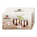 ZESTAW STALOWYCH KUBKÓW 500ml DO DRINKÓW MOSCOW MULE KINGHOFF KH-2000
