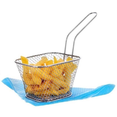 KOSZYK KOSZYCZEK DO SERWOWANIA FRYTEK 19x8x13,5 cm 124459