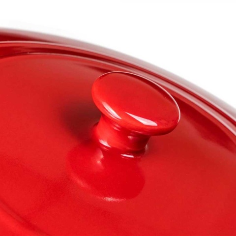 NACZYNIE CERAMICZNE Z POKRYWĄ DO ZAPIEKANIA 26 cm 3L BANQUET CULINARIA