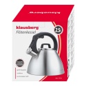 CZAJNIK STALOWY Z GWIZDKIEM 2,5L KLAUSBERG KB-7951