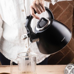 CZAJNIK STALOWY Z GWIZDKIEM 2,5L KLAUSBERG KB-7951