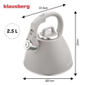 CZAJNIK STALOWY Z GWIZDKIEM 2,5L KLAUSBERG KB-7953