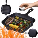 PATELNIA ŻELIWNA GRILLOWA HAGE 26 x 26cm INDUKCJA