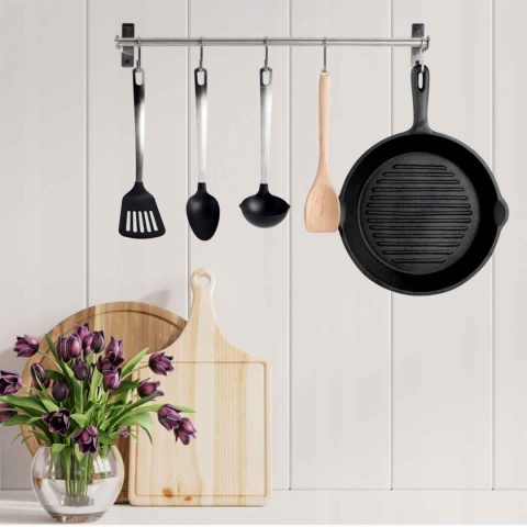 PATELNIA ŻELIWNA GRILLOWA HAGE 26cm INDUKCJA