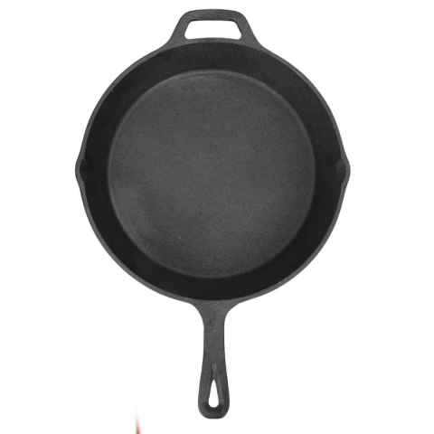 PATELNIA ŻELIWNA HAGE 31cm Z UCHEM INDUKCJA