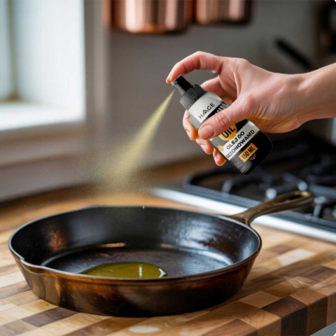 OLEJ 150ml DO KONSERWACJI SEZONOWANIA NACZYĆ ŻELIWNYCH