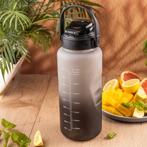 BUTELKA BIDON ZE SŁOMKĄ NA WODĘ 2L KINGHOFF KH-2009