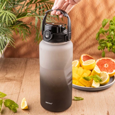 BUTELKA BIDON ZE SŁOMKĄ NA WODĘ 2L KINGHOFF KH-2009