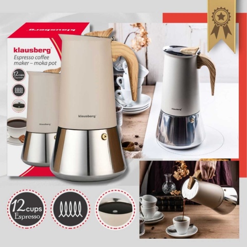 KAWIARKA ZAPARZACZ DO KAWY 450ml KLAUSBERG KB-7996 INDUKCJA