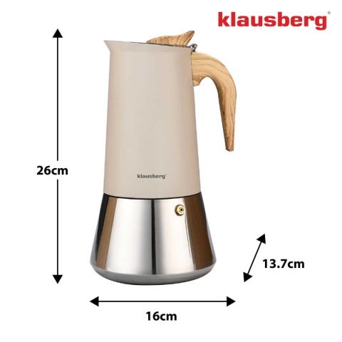 KAWIARKA ZAPARZACZ DO KAWY 450ml KLAUSBERG KB-7996 INDUKCJA