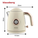 CZAJNIK ELEKTRYCZNY 1L Z TERMOMETREM KLAUSBERG KB-9018
