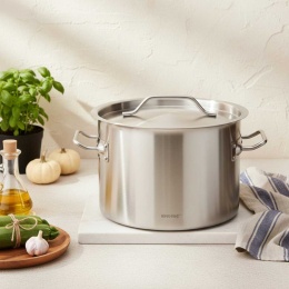 GARNEK GASTRONOMICZNY Z POKRYWĄ STALOWĄ Ø32cm 17L KINGHOFF KH-2023