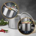 GARNEK GASTRONOMICZNY Z POKRYWĄ STALOWĄ Ø32cm 17L KINGHOFF KH-2023