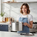 GARNEK GASTRONOMICZNY Z POKRYWĄ STALOWĄ Ø32cm 17L KINGHOFF KH-2023