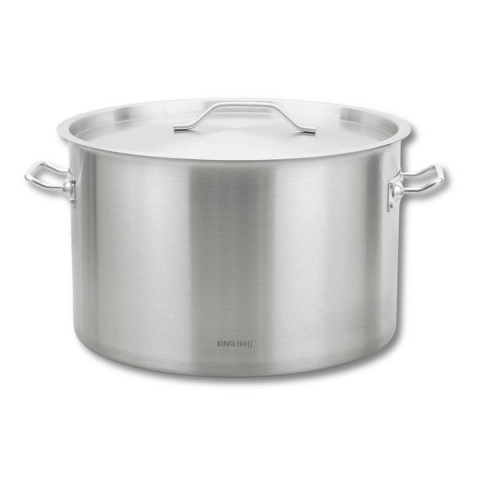 GARNEK GASTRONOMICZNY Z POKRYWĄ STALOWĄ Ø40cm 32L KINGHOFF KH-2026