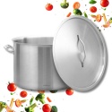GARNEK GASTRONOMICZNY Z POKRYWĄ STALOWĄ Ø45cm 44L KINGHOFF KH-2027