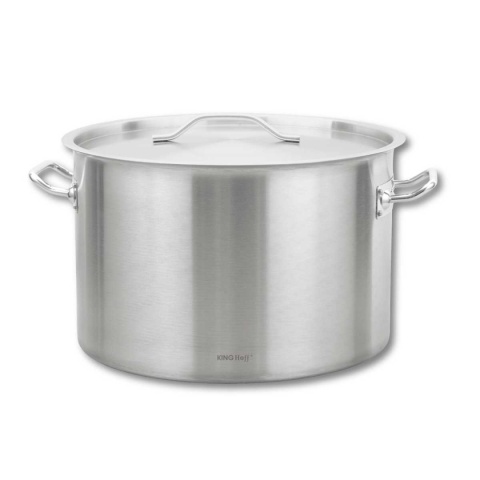 GARNEK GASTRONOMICZNY Z POKRYWĄ STALOWĄ Ø45cm 44L KINGHOFF KH-2027