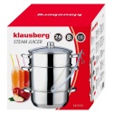 SOKOWNIK PAROWY 8L INDUKCJA GAZ KLAUSBERG KB-9032 GARNEK DO SOKU