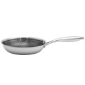 PATELNIA STALOWA 24cm Z POWŁOKĄ PLASTER MIODU 5550