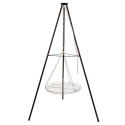 TRÓJNÓG STALOWY 15Ocm Z RUSZTEM 50cm GRILL DO PALENISK OGRODOWYCH