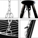 TRÓJNÓG STALOWY 15Ocm Z RUSZTEM 50cm GRILL DO PALENISK OGRODOWYCH