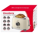TOSTER OPIEKACZ NA 2 KROMKI WYŚWIETLACZ LED KLAUSBERG KB-9026 RETRO