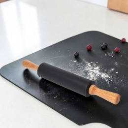 WAŁEK SILIKONOWY DO CIASTA 39 cm szary 1512