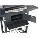 DUŻY GRILL WĘGLOWY NA KÓŁKACH Z PÓŁKAMI KLAUSBERG KB-9034