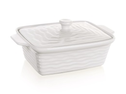 MISA NACZYNIE CERAMICZNE Z POKRYWĄ DO ZAPIEKANIA 28x18cm BANQUET