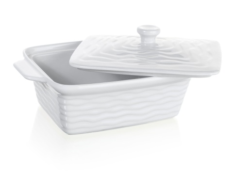 MISA NACZYNIE CERAMICZNE Z POKRYWĄ DO ZAPIEKANIA 28x18cm BANQUET