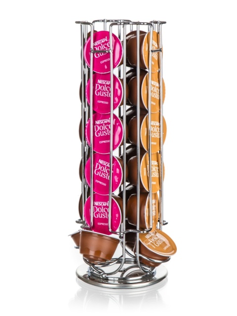 STOJAK ORGANIZER OBROTOWY NA 24 KAPSUŁKI DOLCE GUSTO BANQUET LINEA
