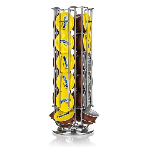 STOJAK ORGANIZER OBROTOWY NA 24 KAPSUŁKI DOLCE GUSTO BANQUET LINEA