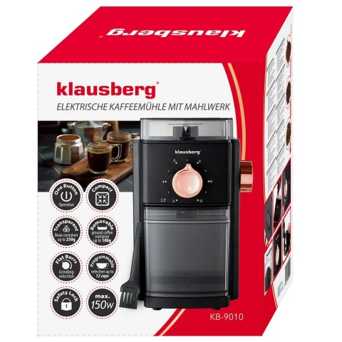 ELEKTRYCZNY MŁYNEK ŻARNOWY DO KAWY KLAUSBERG KB-9010