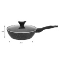PATELNIA GRANITOWA 24cm KLAUSBERG KB-7295 GŁĘBOKA