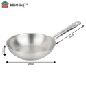 PATELNIA ZE STALI NIERDZEWNEJ 21CT 20cm KINGHOFF KH-2018
