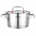 GARNEK STALOWY Z POKRYWĄ 18cm 2.2L VCASA VC-90103 SIERRA
