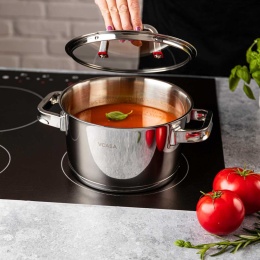 GARNEK STALOWY Z POKRYWĄ 20cm 3.2L VCASA VC-90104 SIERRA