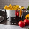 GARNEK STALOWY Z POKRYWĄ 24cm 5.2L VCASA VC-90105 SIERRA