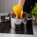 GARNEK STALOWY Z POKRYWĄ 24cm 5.2L VCASA VC-90105 SIERRA