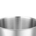 GARNEK STALOWY Z POKRYWĄ 24cm 5.2L VCASA VC-90105 SIERRA